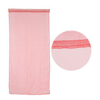 Sheer Rod Pocket Window Curtain Bedroom Balcony Drape Curtain Window Treatment (Red)
