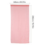 Sheer Rod Pocket Window Curtain Bedroom Balcony Drape Curtain Window Treatment (Red)