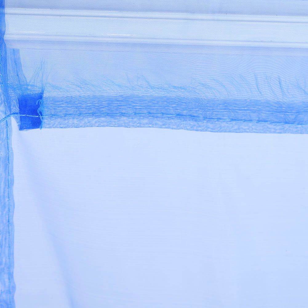Sheer Rod Pocket Window Curtain Bedroom Balcony Drape Curtain Window Treatment (Dark Blue)