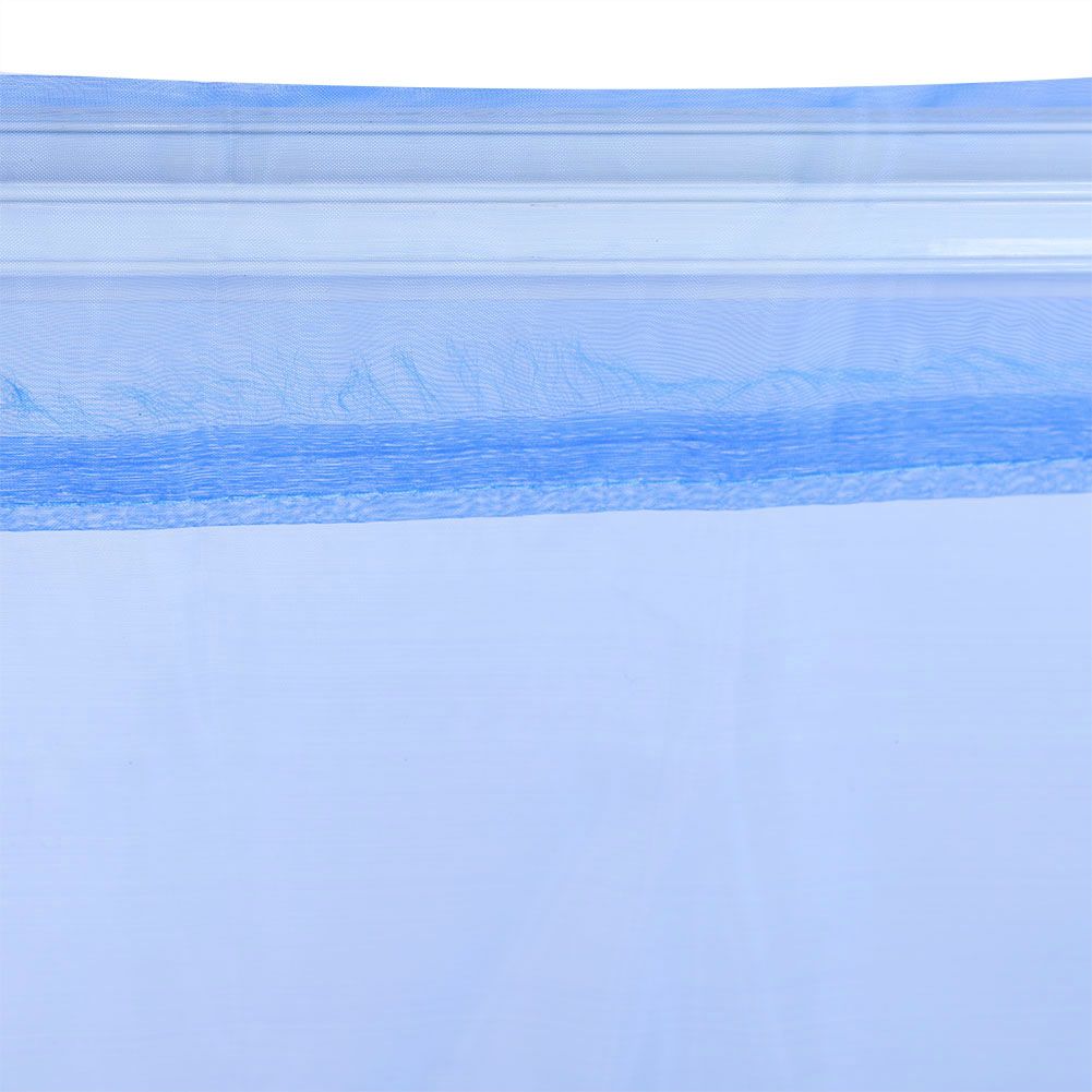 Sheer Rod Pocket Window Curtain Bedroom Balcony Drape Curtain Window Treatment (Dark Blue)