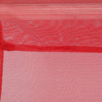 Sheer Window Curtain Bedroom Balcony Drape Curtain Window Treatment (Red)