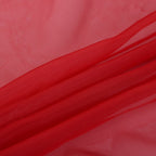 Sheer Window Curtain Bedroom Balcony Drape Curtain Window Treatment (Red)