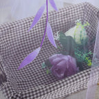 Sheer Window Rod Pocket Curtain Bedroom Balcony Drape Curtain Window Treatment(Purple)