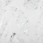 Tulle Window Door Curtain Drape Bedroom Living Room Coffee Shop (Silver)