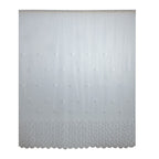 Polyester Window Curtain Valances Voile Bedroom Living Room Decor (White)