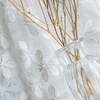 Polyester Window Curtain Valances Voile Bedroom Living Room Decor (White)
