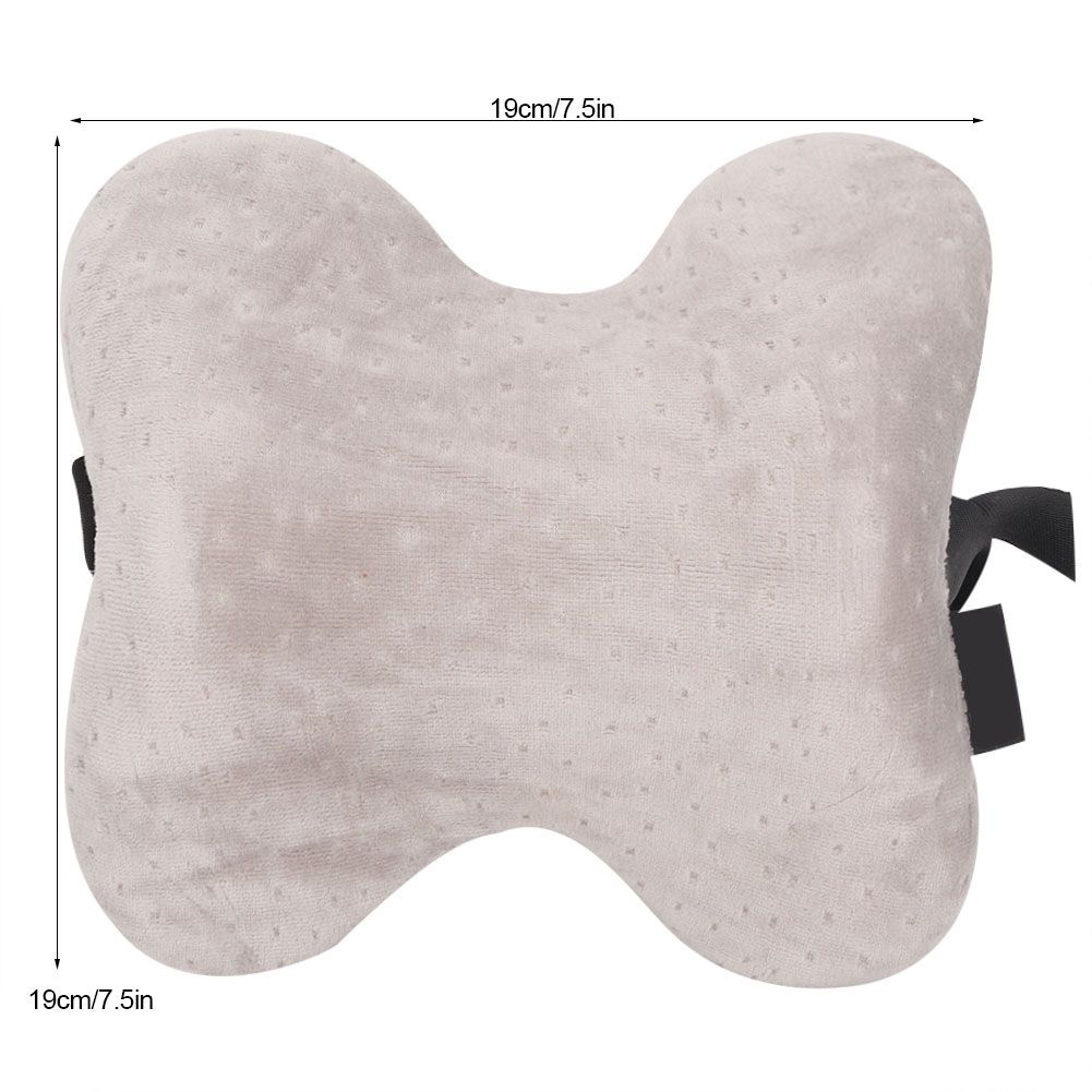 U shaped Travel Pillow Multifunctional Neck Pillow Memory Foam Pillow Cervical Pillow (Gray)