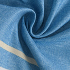 Polyester Window Curtain Shade Bedroom Living Room Kitchen Decor (Blue)
