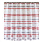 Polyester Striped Painting Shower Bath Curtain Waterproof Bathroom Curtain (S)