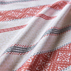 Polyester Striped Painting Shower Bath Curtain Waterproof Bathroom Curtain (S)
