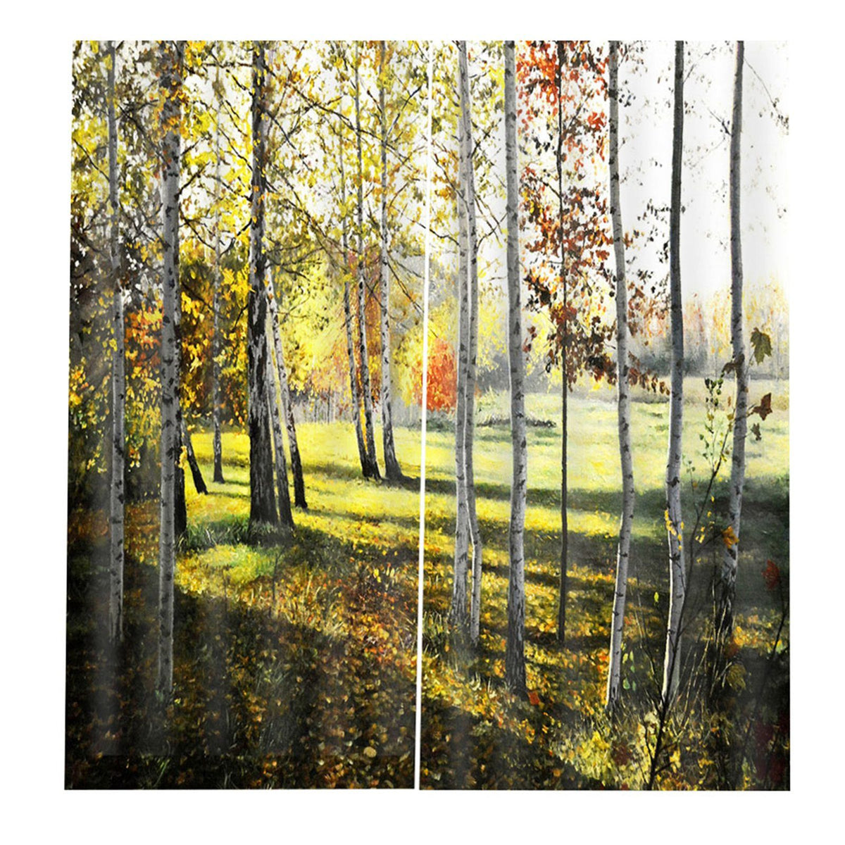 Modern Living Room Bedroom High Quality Window Full Shade Printing Curtain (170*200cm)
