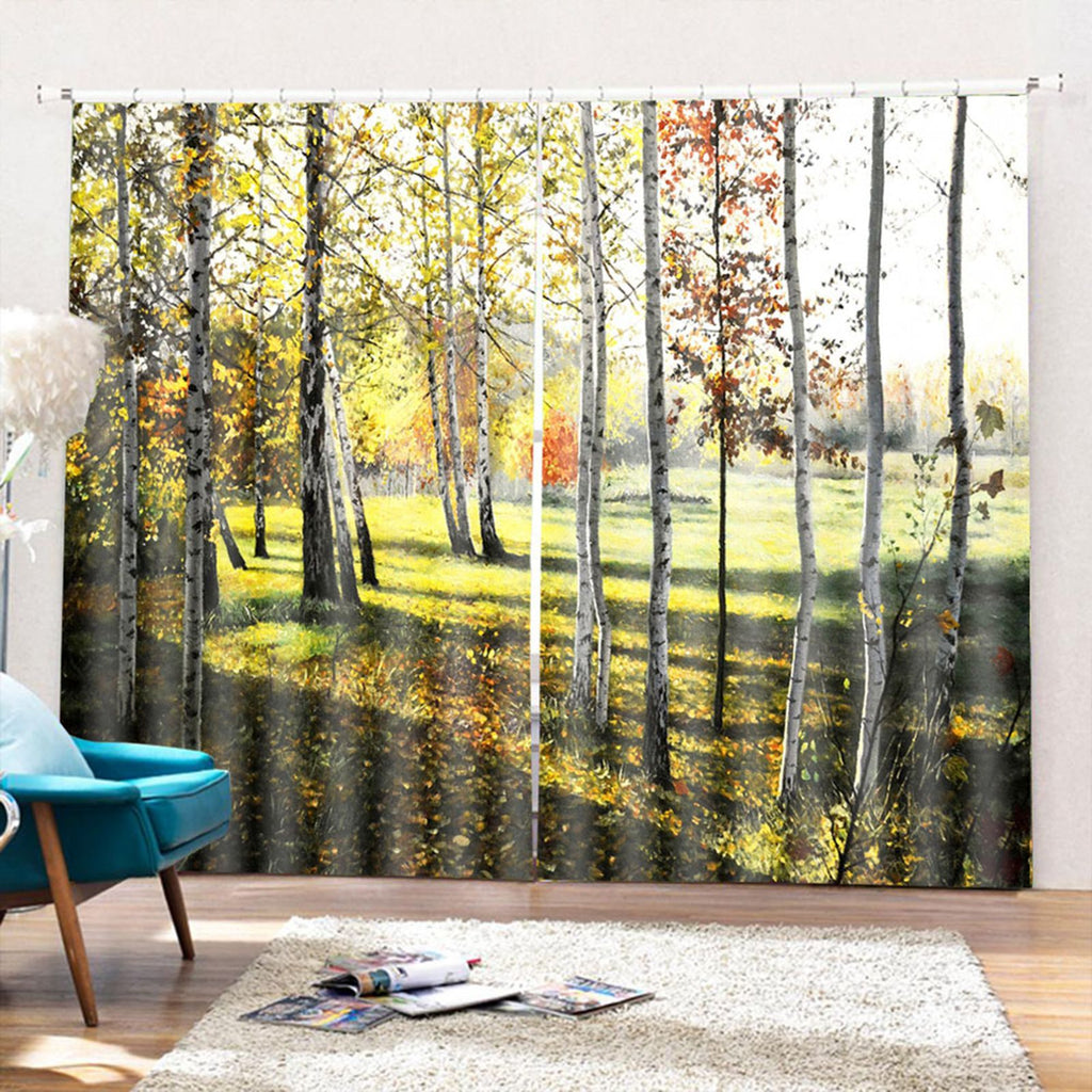 Modern Living Room Bedroom High Quality Window Full Shade Printing Curtain (170*200cm)