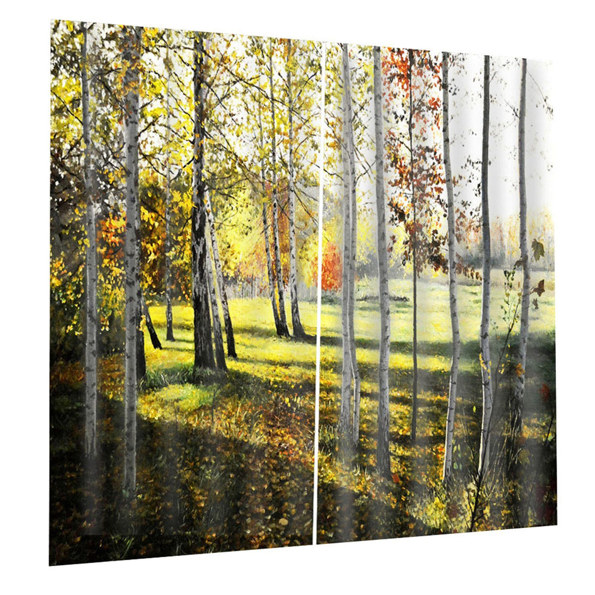 Modern Living Room Bedroom High Quality Window Full Shade Printing Curtain (170*200cm)