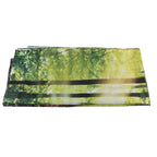 Forests Sunlight Printing Shading Curtains for Balcony Bedroom Drawing Room Window 150 * 166cm