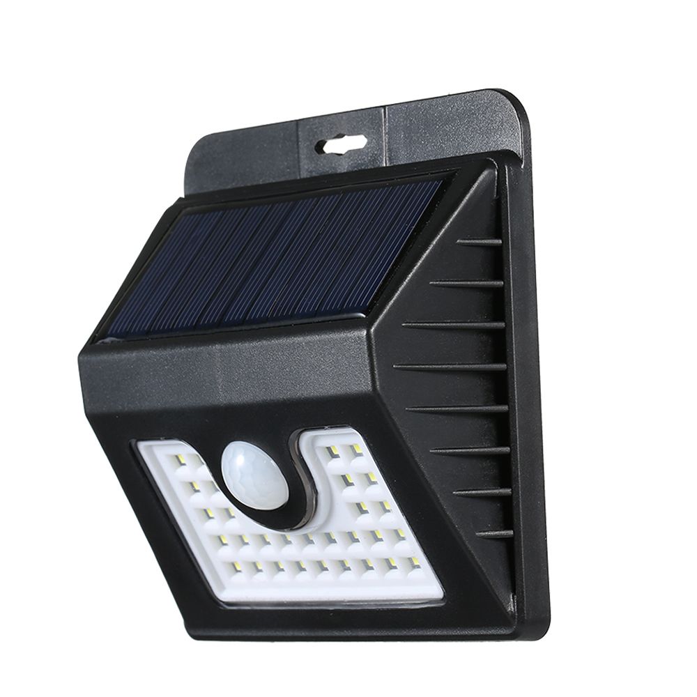 1 Pcs LED Solar Power PIR Motion Sensor Wall Light Outdoor Garden Lamp Waterproof 30 LEDs