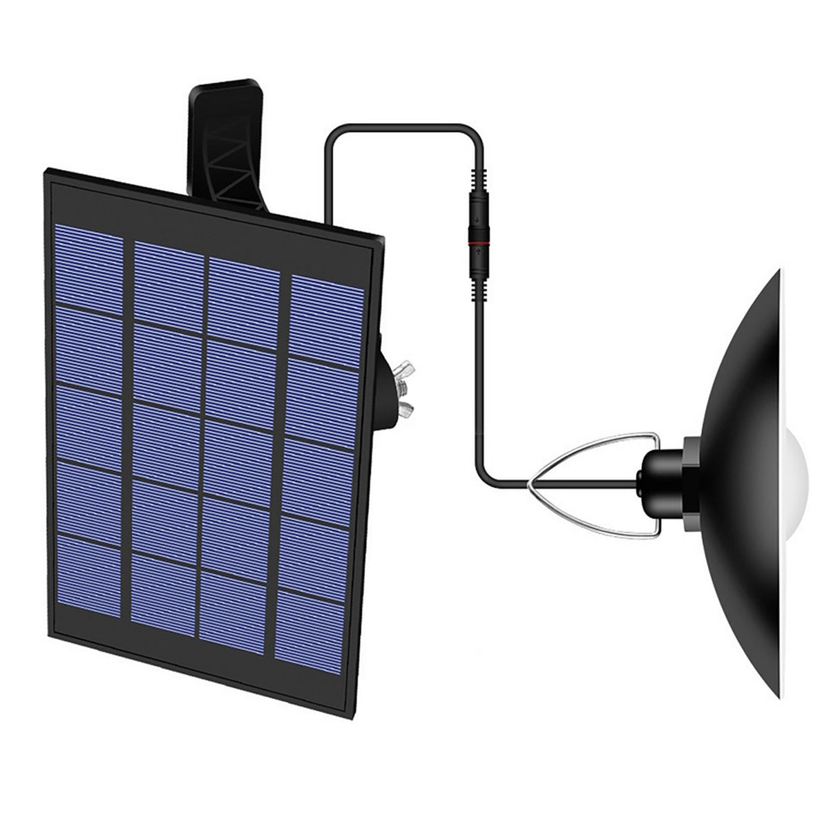 Solar Powered Pendants Light with Adjustable Panel Auto ON/OFF Lighting Sensor IP65 Water-resistant Hanging Lamp for Outdoor/Indoor Garden Patio Yard Storage
