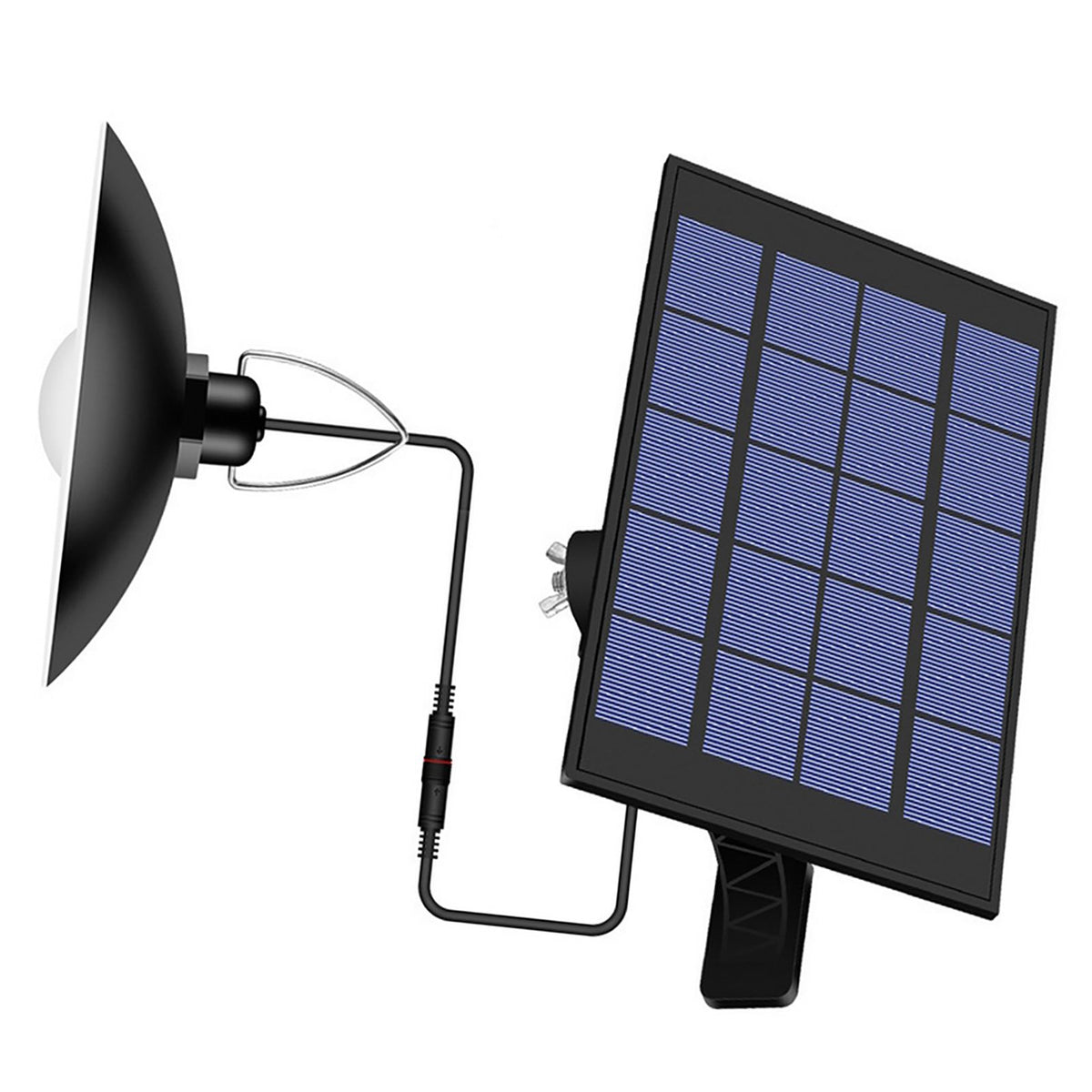 Solar Powered Pendants Light with Adjustable Panel Auto ON/OFF Lighting Sensor IP65 Water-resistant Hanging Lamp for Outdoor/Indoor Garden Patio Yard Storage