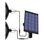 Solar Powered Pendants Light with Adjustable Panel Auto ON/OFF Lighting Sensor IP65 Water-resistant Hanging Lamp for Outdoor/Indoor Garden Patio Yard Storage