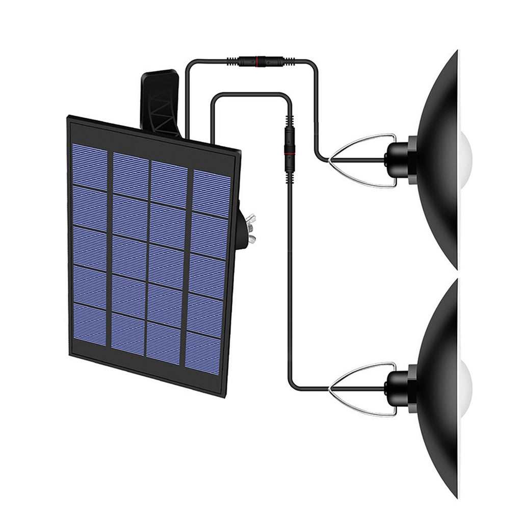 Solar Powered Pendants Light with Adjustable Panel Auto ON/OFF Lighting Sensor IP65 Water-resistant Hanging Lamp for Outdoor/Indoor Garden Patio Yard Storage