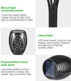 Solar Flame Lights Outdoor Garden Lights Ground Plug Lights Simulation Torch Lights Waterproof Garden Lights Solar Landscape Lights