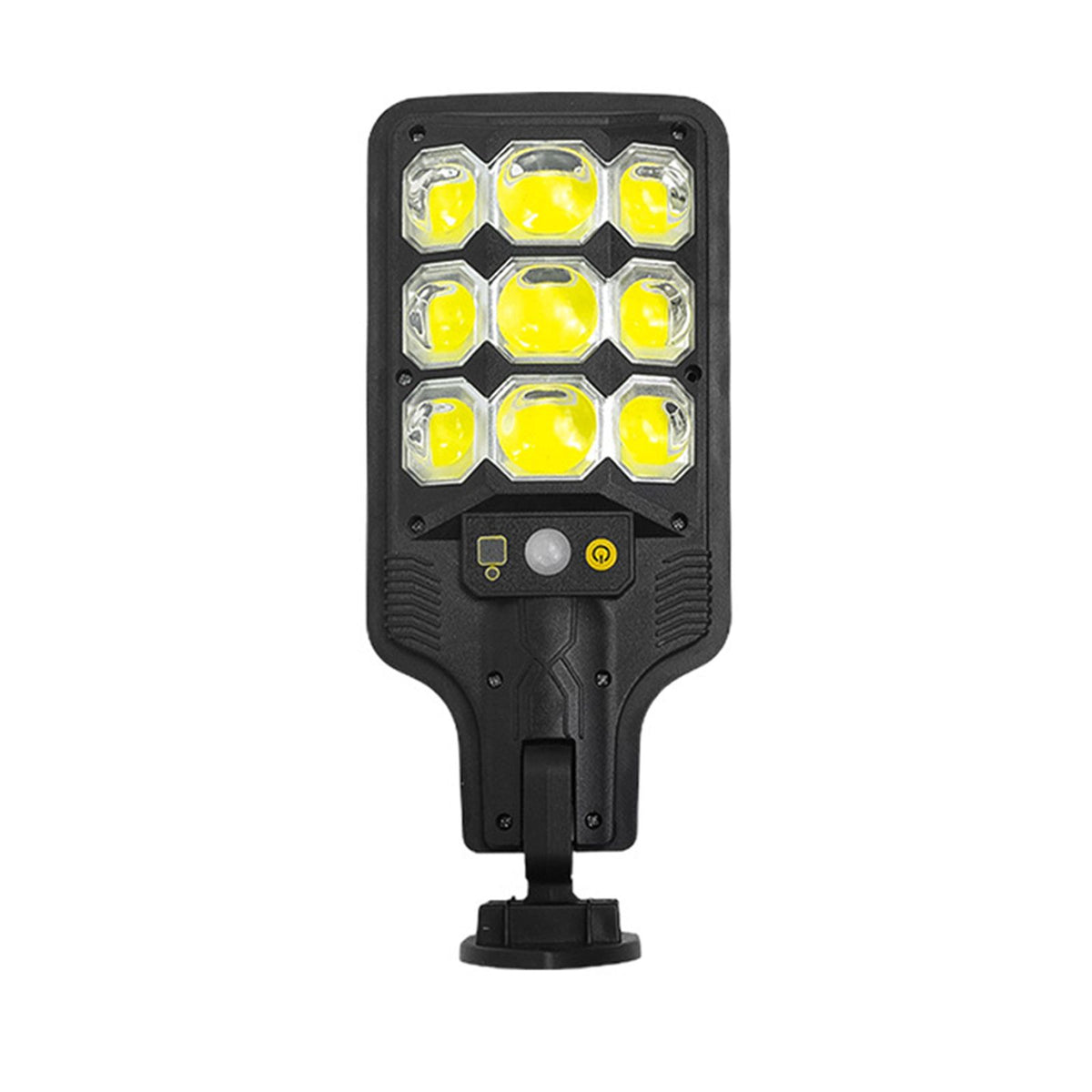 Super Bright Solar Street Light PIR Motion Sensor Lights Outdoor Courtyard Light Solar Powered Security Light Auto On/Off with Remote Control IP65 Waterproof