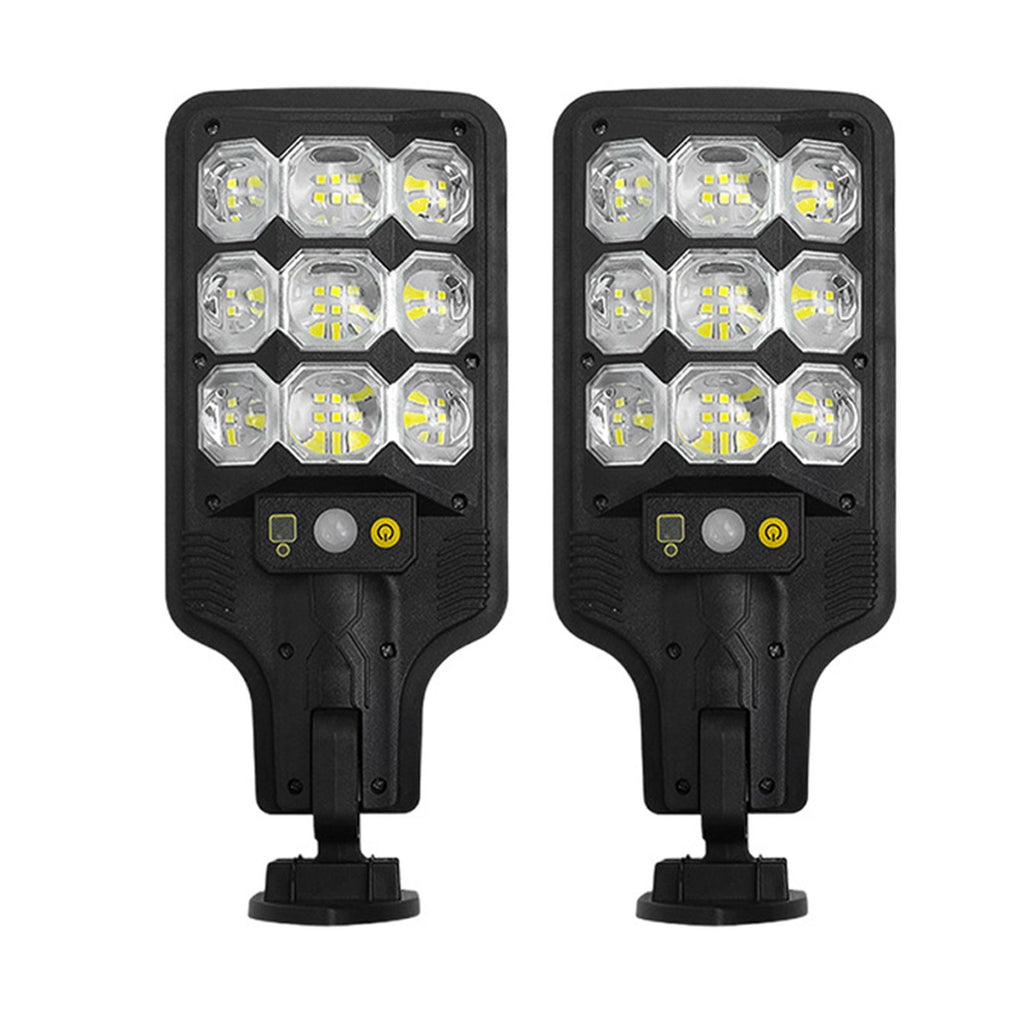 Super Bright Solar Street Light PIR Motion Sensor Lights Outdoor Courtyard Light Solar Powered Security Light Auto On/Off with Remote Control IP65 Waterproof