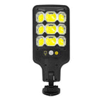 Super Bright Solar Street Light PIR Motion Sensor Lights Outdoor Courtyard Light Solar Powered Security Light Auto On/Off with Remote Control IP65 Waterproof