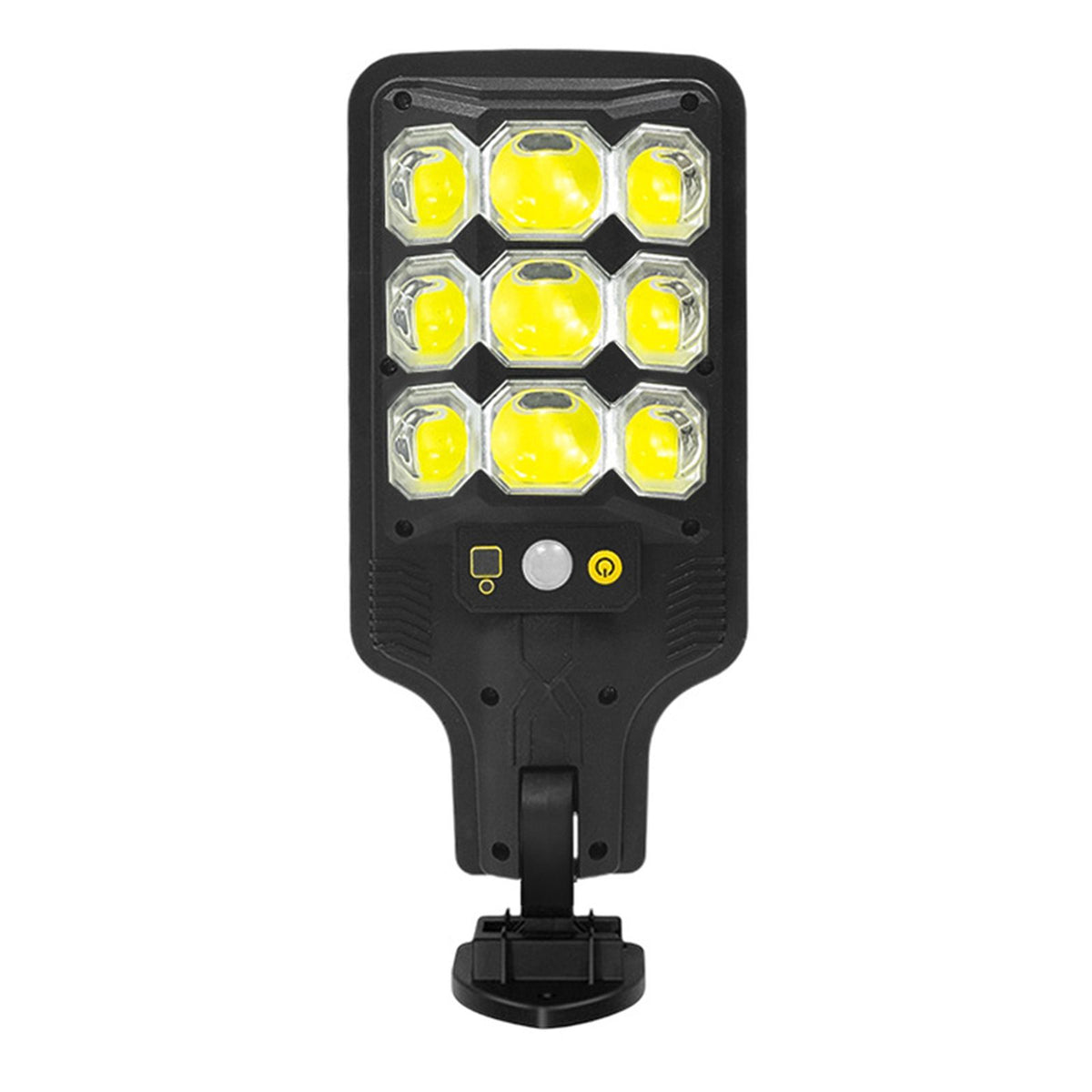 Super Bright Solar Street Light PIR Motion Sensor Lights Outdoor Courtyard Light Solar Powered Security Light Auto On/Off with Remote Control IP65 Waterproof