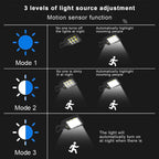 Super Bright Solar Street Light PIR Motion Sensor Lights Outdoor Courtyard Light Solar Powered Security Light Auto On/Off with Remote Control IP65 Waterproof