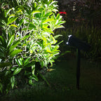Outdoor Solar Garden Lights Lawn Lamp Solar Powered Ground Stake Light Landscape Light Wall Lamp 90° Rotating Lamp Head IP65 Waterproof for Yards