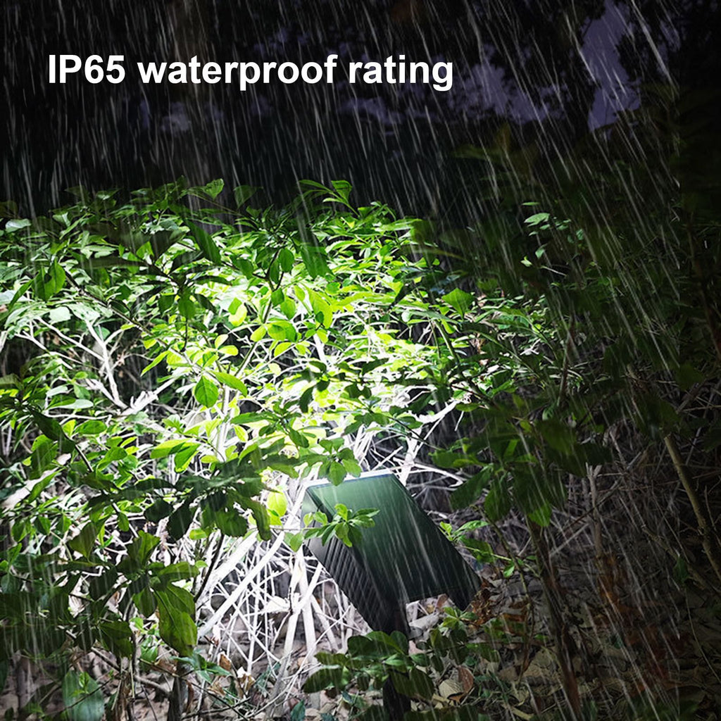 Outdoor Solar Garden Lights Lawn Lamp Solar Powered Ground Stake Light Landscape Light Wall Lamp 90° Rotating Lamp Head IP65 Waterproof for Yards