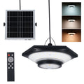 Neoglint 228LEDs Solar Powered Pendant Lamp PIR Motion Sensor Light Outdoor Waterproof Hanging Lamp Garage Light Yard Patio Hanging Lights 4/6H Timer with Remote Controller