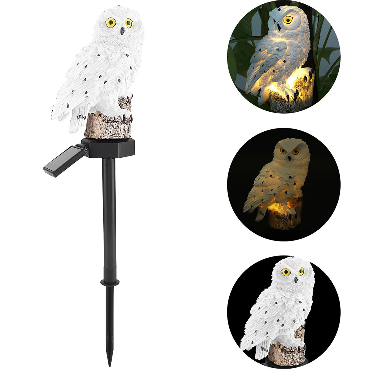 Solar Powered Waterproof Garden Light Outdoor Lawn Lamp for Home Garden Lighting White