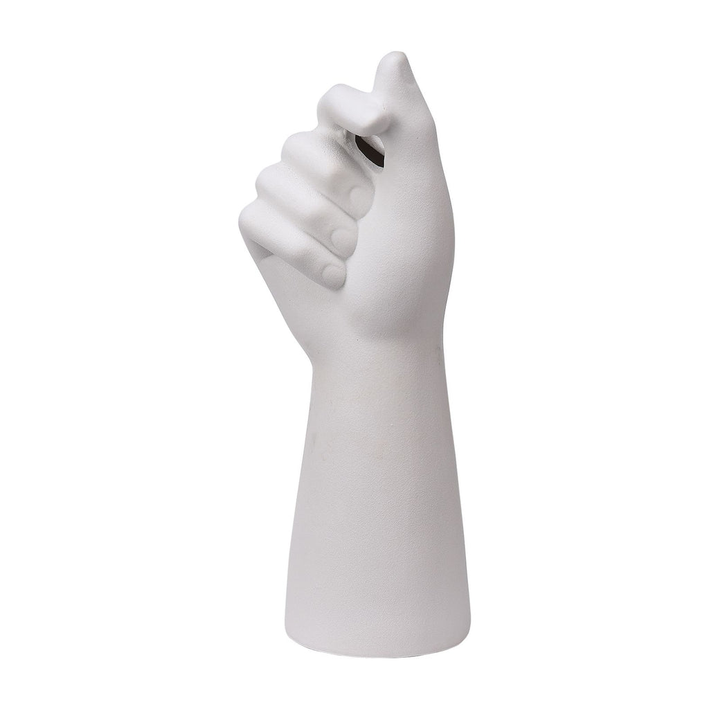 Table Vase White Color 10cm Long Ceramic Vases Decorative