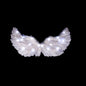 Glowing Angel Wings with LED String Lights Halloween Party Cosplay Costume Accessories Props
