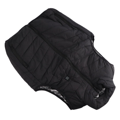 Heated Jacket Unisex 3 Gears Four Zones Heating Polyester Fiber Electric Thermal Vest for Outdoor Winter XXL