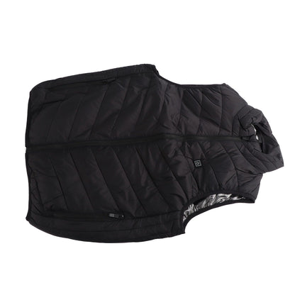 Heated Jacket Unisex 3 Gears Four Zones Heating Polyester Fiber Electric Thermal Vest for Outdoor Winter XXXL