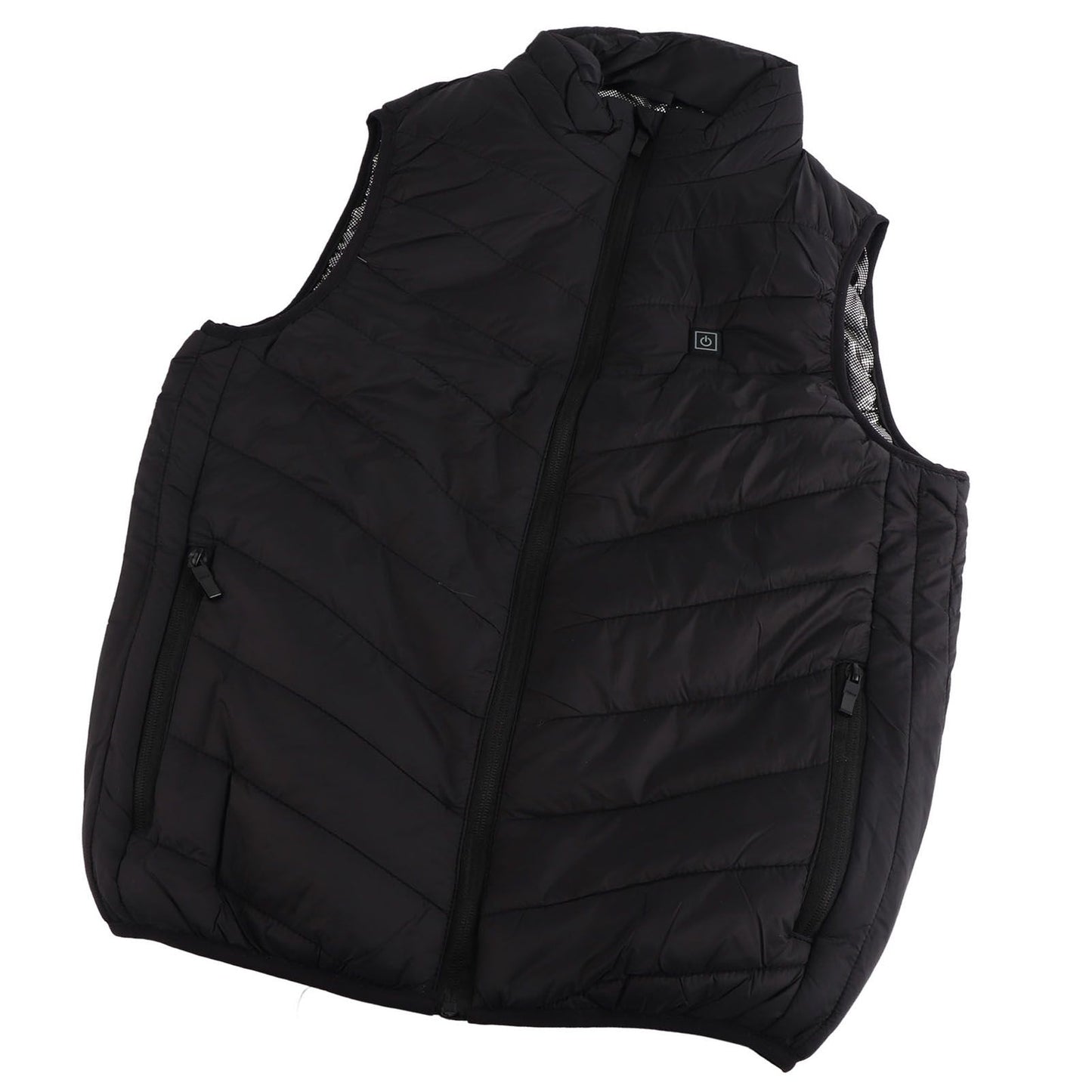 Heated Jacket Unisex 3 Gears Four Zones Heating Polyester Fiber Electric Thermal Vest for Outdoor Winter XXXL