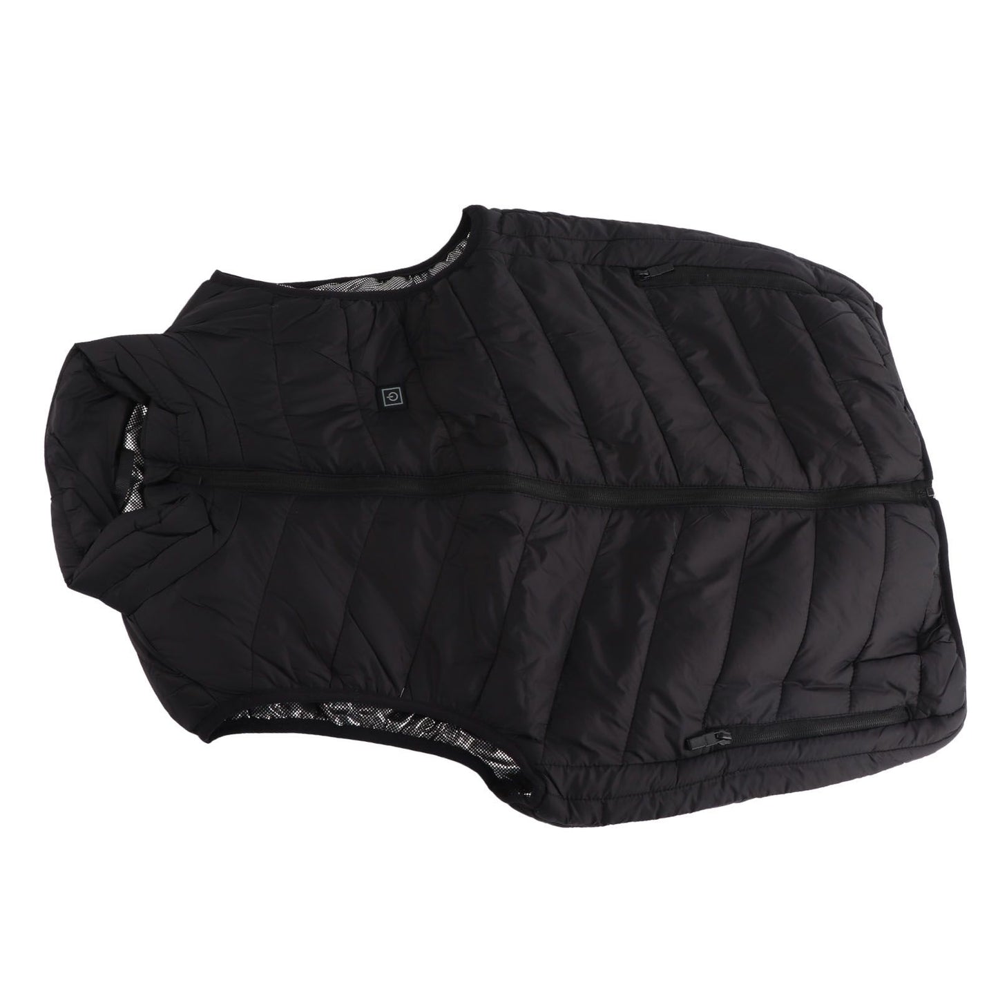 Heated Jacket Unisex 3 Gears Four Zones Heating Polyester Fiber Electric Thermal Vest for Outdoor Winter XXXL