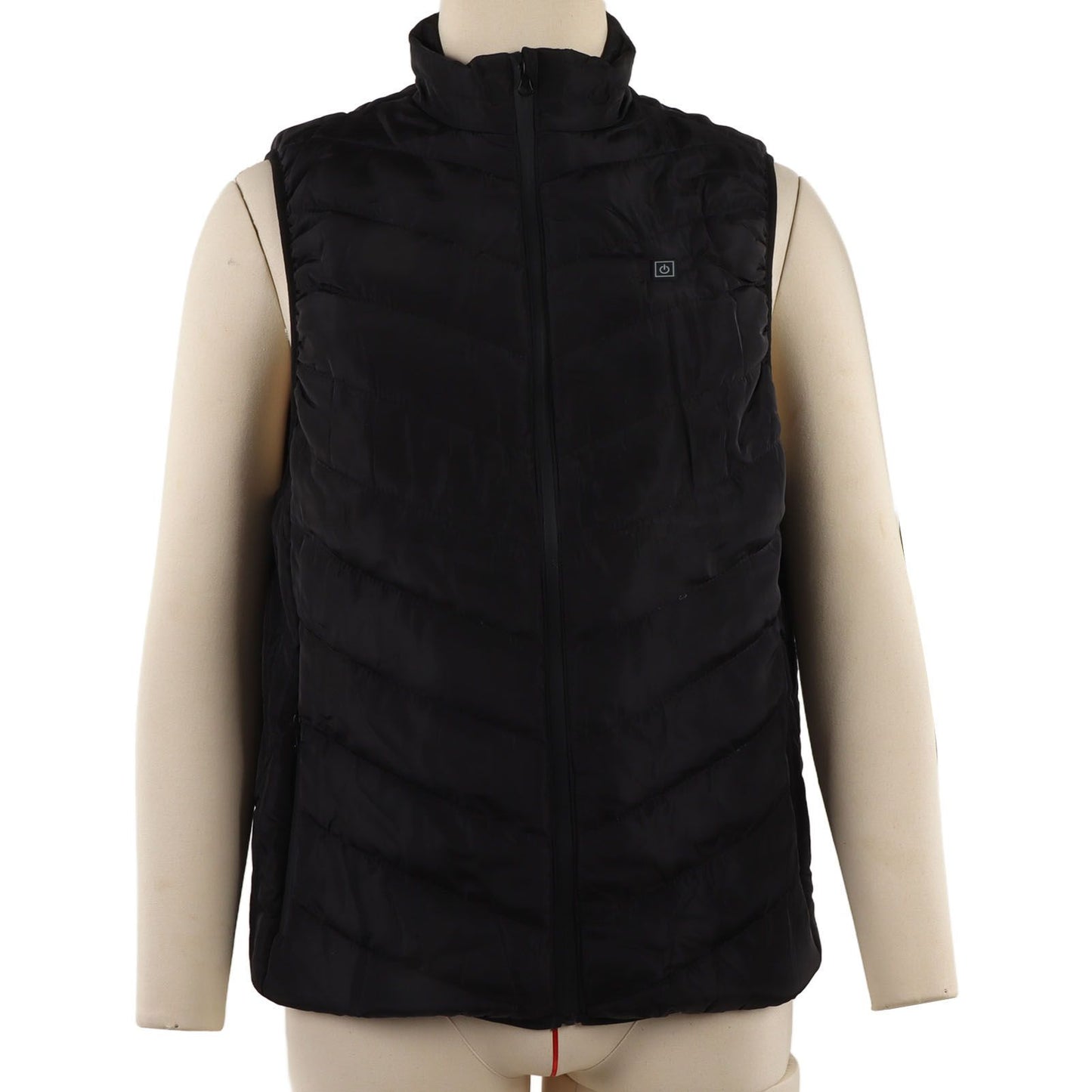 Heated Jacket Unisex 3 Gears Four Zones Heating Polyester Fiber Electric Thermal Vest for Outdoor Winter XXXL