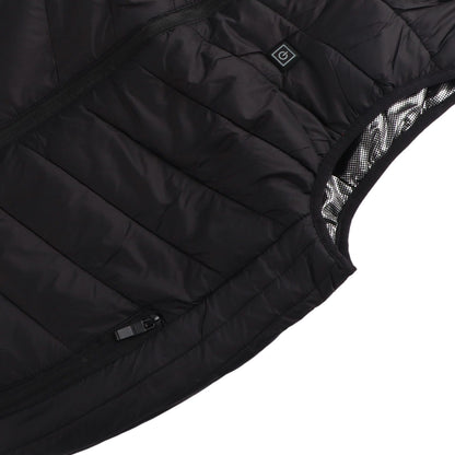 Heated Jacket Unisex 3 Gears Four Zones Heating Polyester Fiber Electric Thermal Vest for Outdoor Winter XXXL