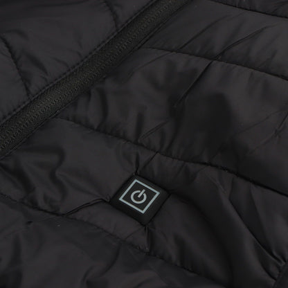 Heated Jacket Unisex 3 Gears Four Zones Heating Polyester Fiber Electric Thermal Vest for Outdoor Winter XXXL