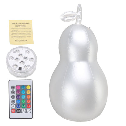 Inflatable Glowing Ball Avocado Shaped Waterproof Remote Control Light Up Ball for Party
