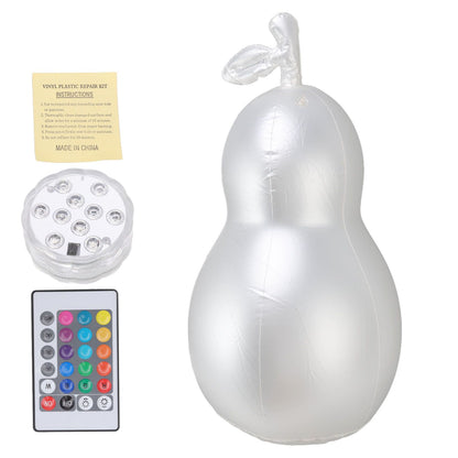 Inflatable Glowing Ball Avocado Shaped Waterproof Remote Control Light Up Ball for Party