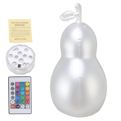 Inflatable Glowing Ball Avocado Shaped Waterproof Remote Control Light Up Ball for Party