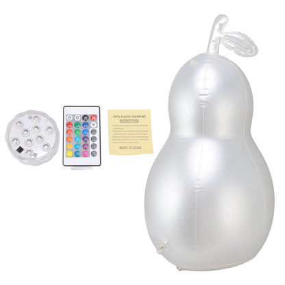 Inflatable Glowing Ball Avocado Shaped Waterproof Remote Control Light Up Ball for Party