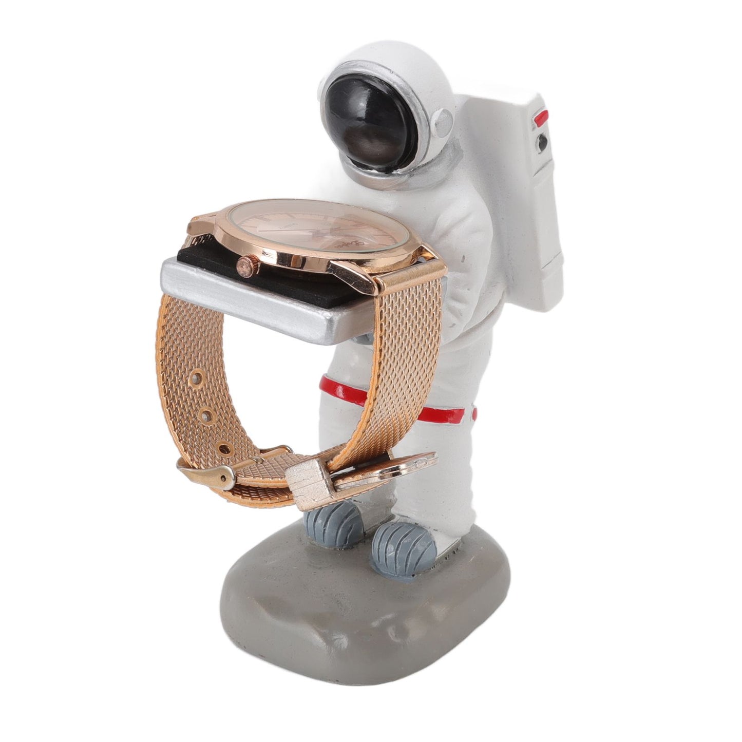 Watch Display Stand Resin Cute Figure Model Modern Multifunctional Watch Holder Rack for Jewelry Necklace Bracelet Astronaut L