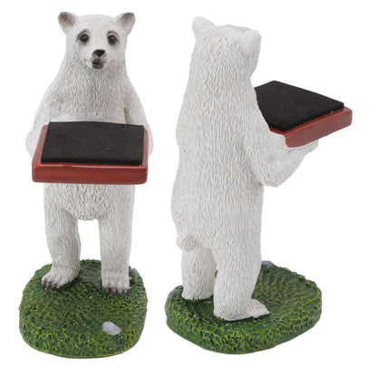 Resin Watch Stand Handmade Figurine Model Decorative Watch Display Stand for Home Polar Bear