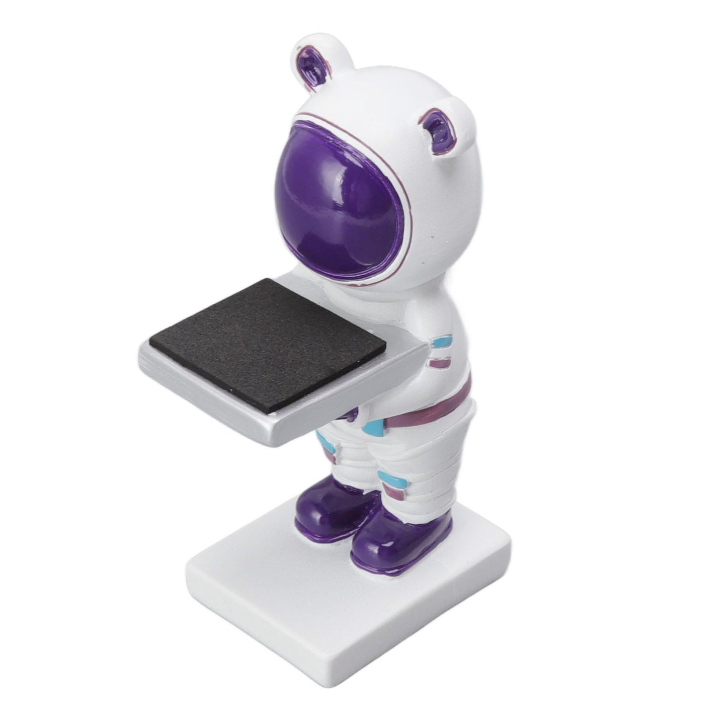 Resin Watch Stand Handmade Figurine Model Decorative Watch Display Stand for Home White Bear