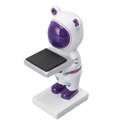 Resin Watch Stand Handmade Figurine Model Decorative Watch Display Stand for Home White Bear